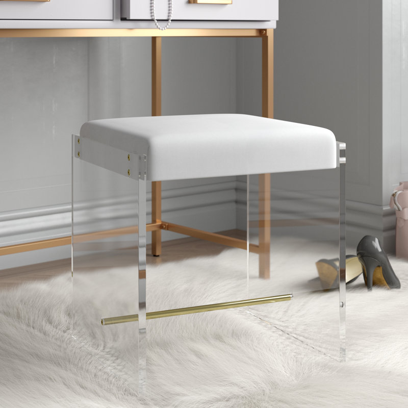 Etta Avenue™ Rainer 18.11'' Tall Vanity Stool & Reviews | Wayfair